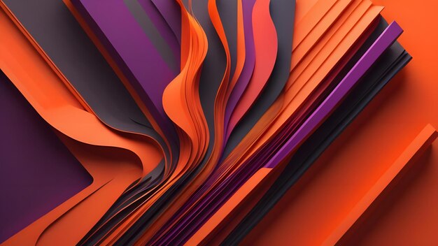 Abstract wavy surface Futuristic background design generative ai