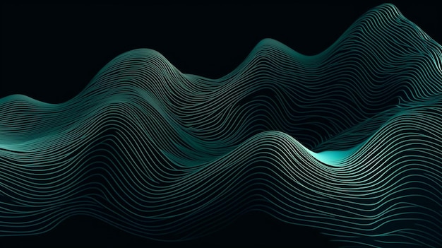 Abstract wavy surfacegenerative ai