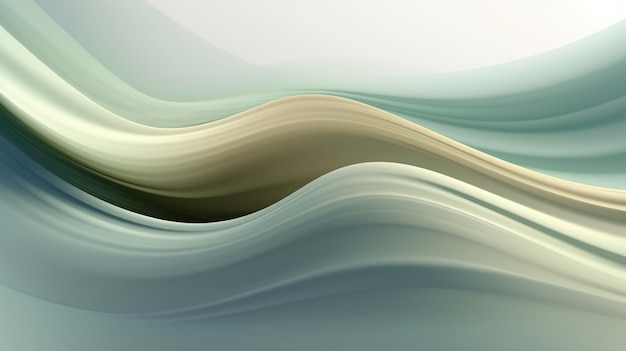 滑らかな絹のような形の抽象的な波状の波の背景色絵のように美しい