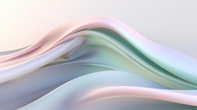 Abstract wavy wave background with smooth silky shapecolor Picturesque