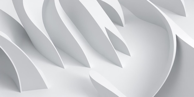 Photo abstract white 3d studio background