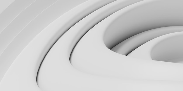 Abstract white background 3d render