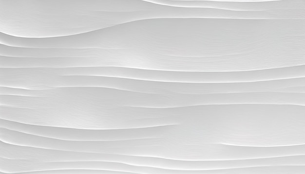 Abstract white background Horizontal Wavy White Lines on a Minimalist Background ai generated