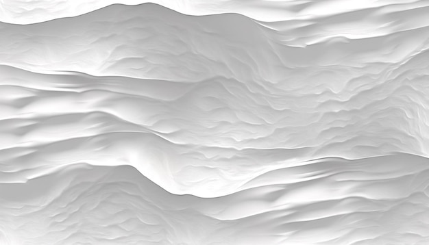 Абстрактный белый фон Минималистичная текстура белой волны для вашего дизайна сгенерирована ai