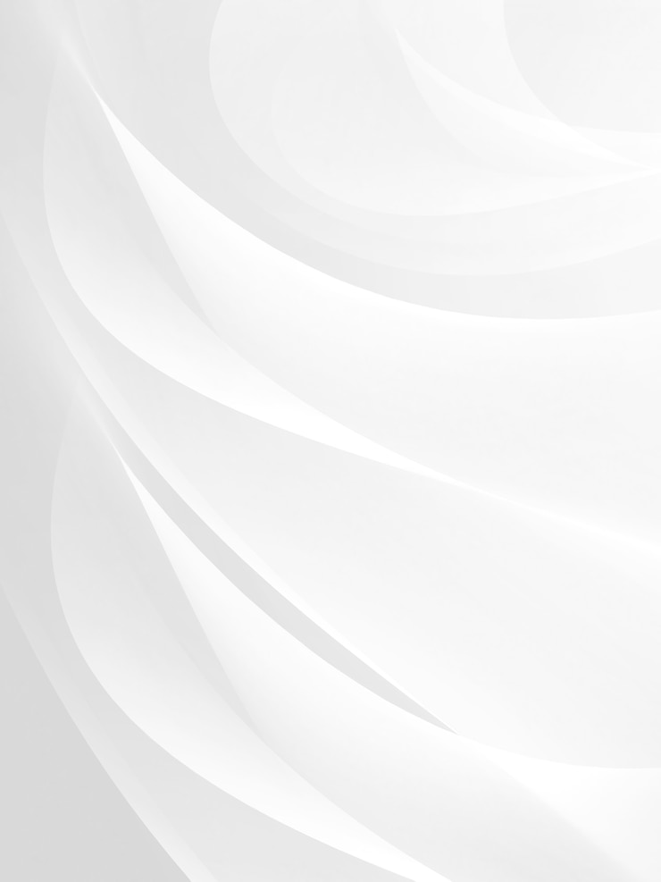 Photo abstract white background with smooth lines