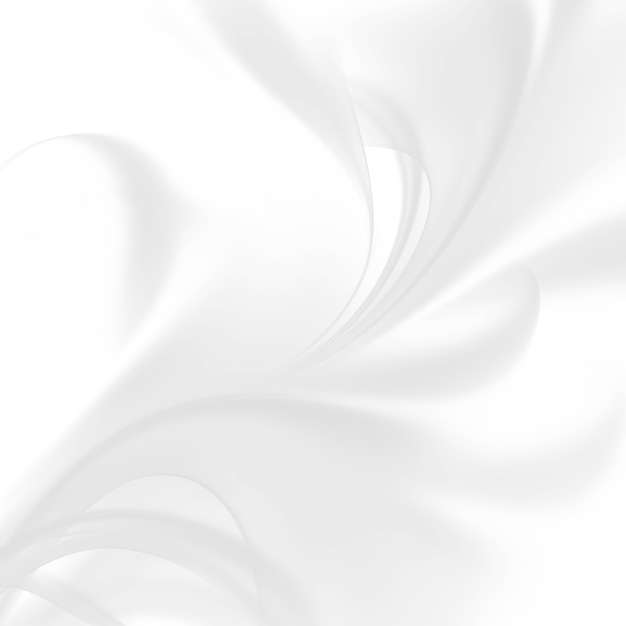 Abstract white background with smooth lines