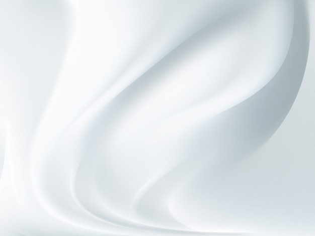 Abstract white background with smooth lines