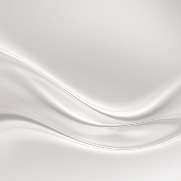 Abstract white background with smooth lines