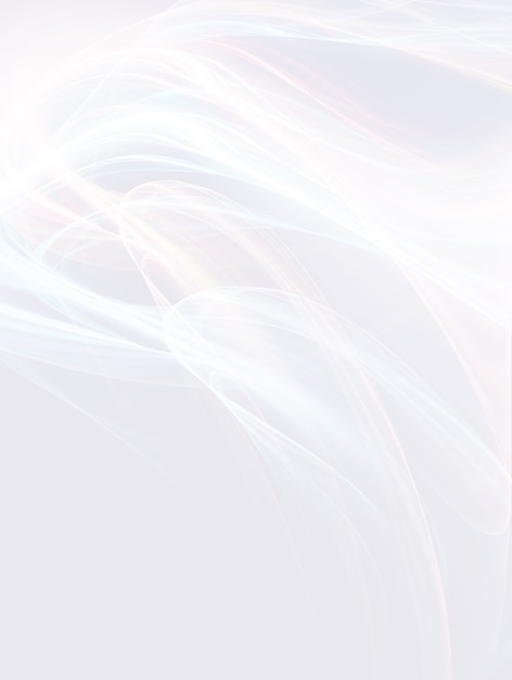 Abstract white background with smooth lines