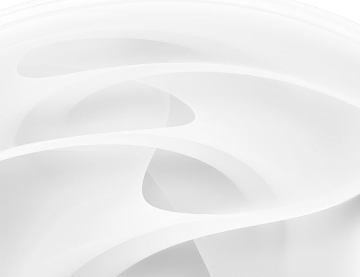Photo abstract white background with smooth lines