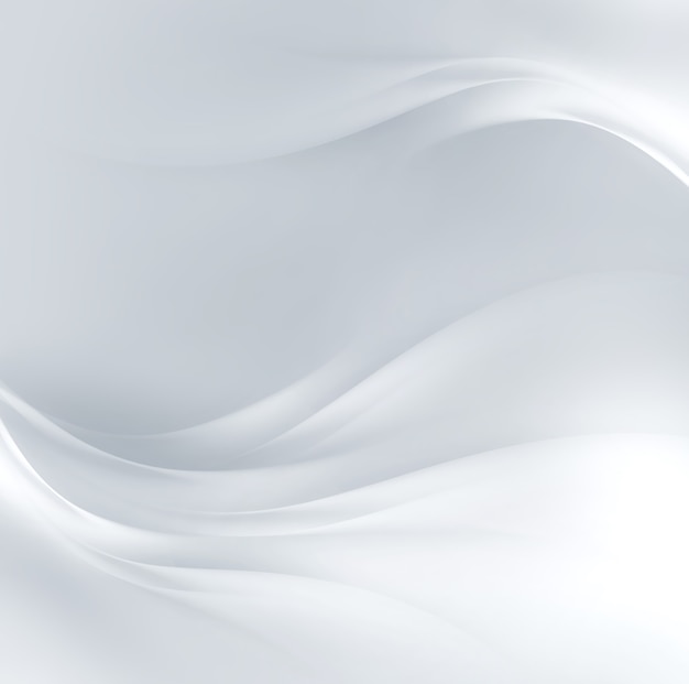 Abstract white background with smooth lines