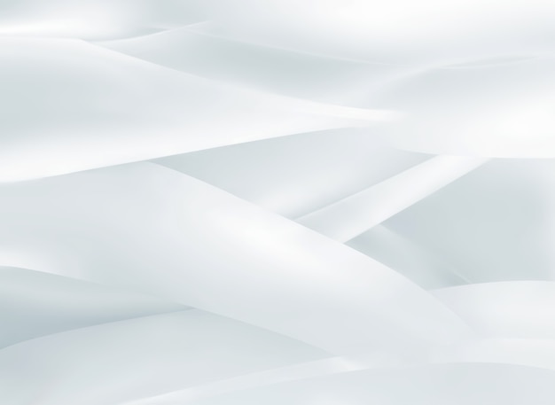 Abstract white background with smooth lines