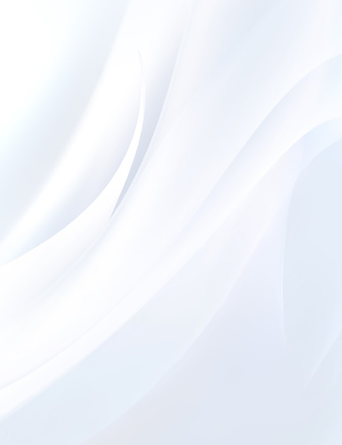 Abstract white background with smooth lines