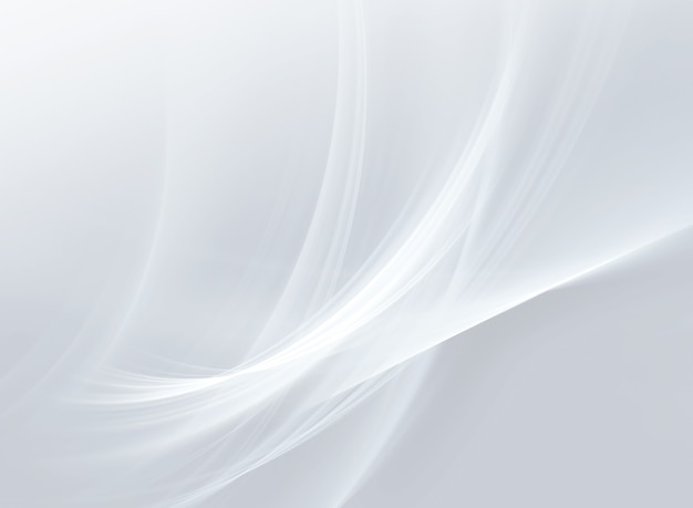 Abstract white background with smooth lines