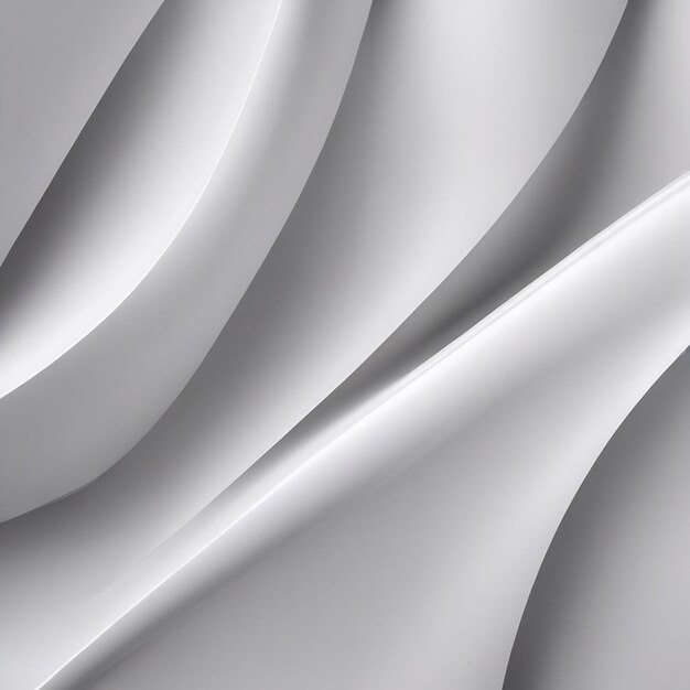 Photo abstract white background with smooth lines