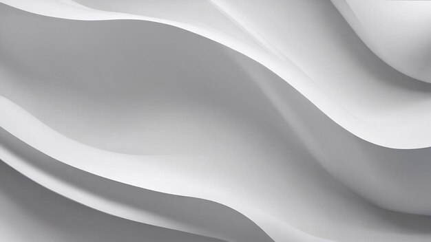 Photo abstract white background with smooth lines