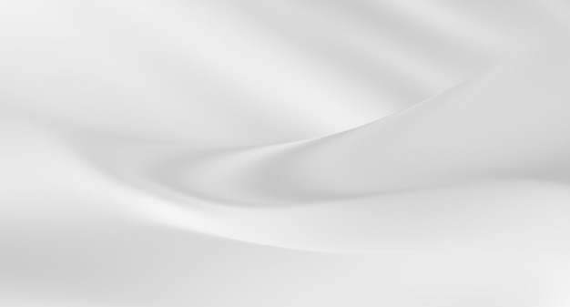 abstract white background with smooth wavy lines