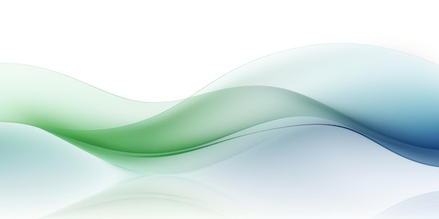 Abstract white background with soft wave digital web design ai generative