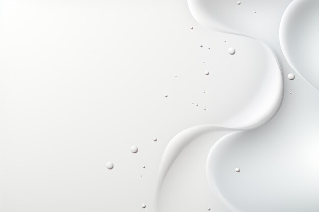 Photo abstract white background with some smooth lines in it 3d render