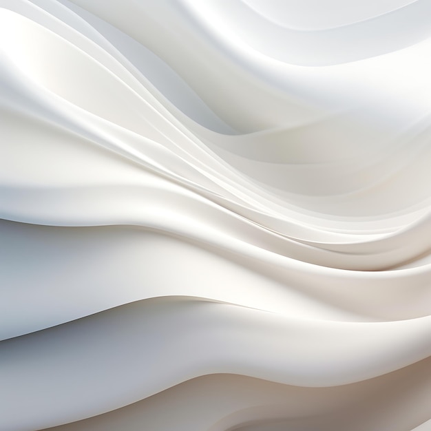 Abstract white background with wavy lines