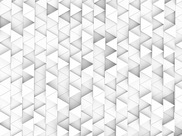 Abstract white blocks, 3d rendering