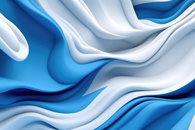 Abstract white and blue color background Generative AI