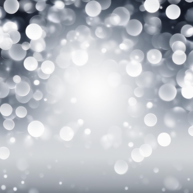 Abstract white bokeh background