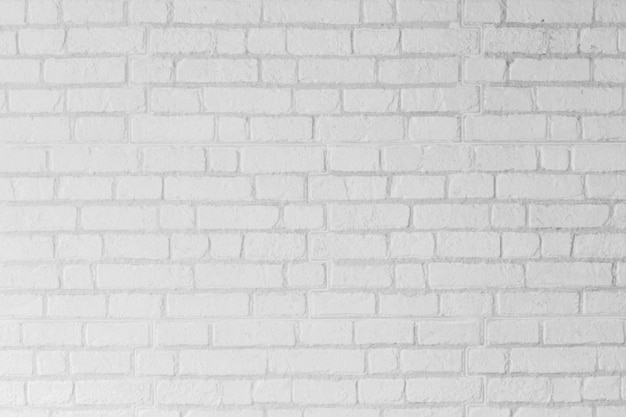 Abstract white brick cement wall texture background