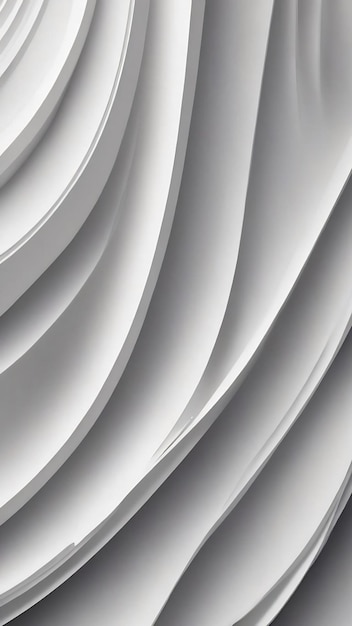 抽象的な白い円の波形の背景運動抽象的な背景白い円のストライプ 3Dレンデ