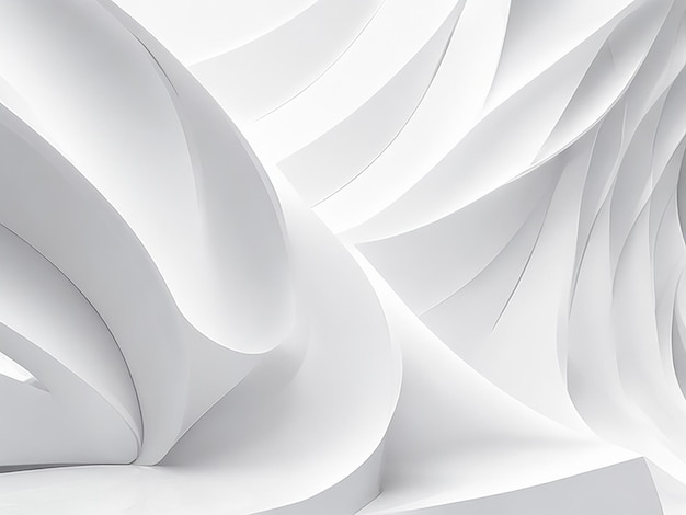 Photo abstract white color futuristic background