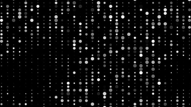 Photo abstract white dots computer generated d render