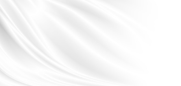 Abstract white fabric background with copy space illustration