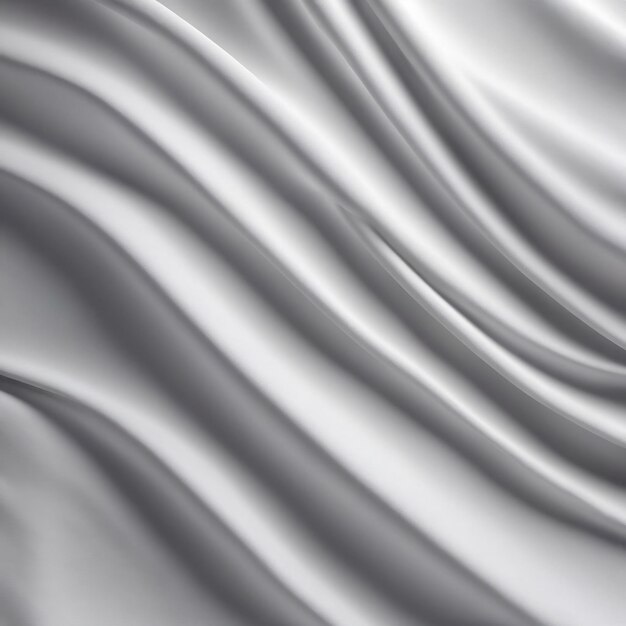 Photo abstract white fabric with soft wave texture background