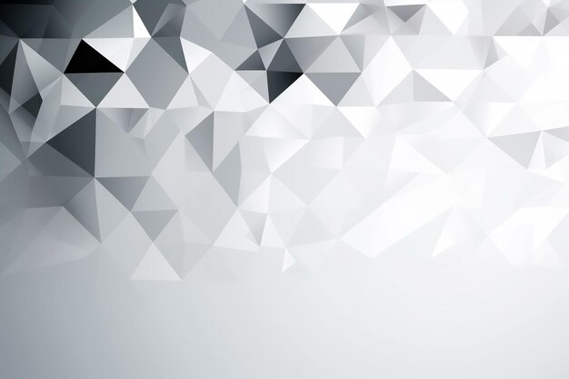 Abstract white futuristic blocks background Scifi illustration Ai generated