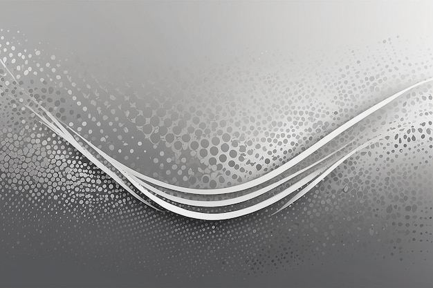 Abstract white and gray gradient backgroundHalftone dots design background