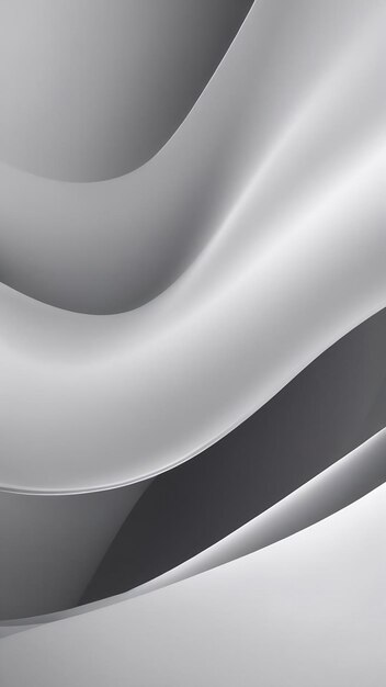 Photo abstract white and gray gradient color curve background with copy space