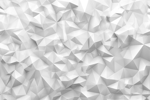 abstract white and gray triangular mosaic texture pattern background design for modern art