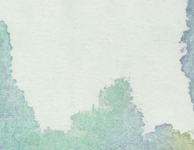 Абстрактный белый и зеленый акварельный фон