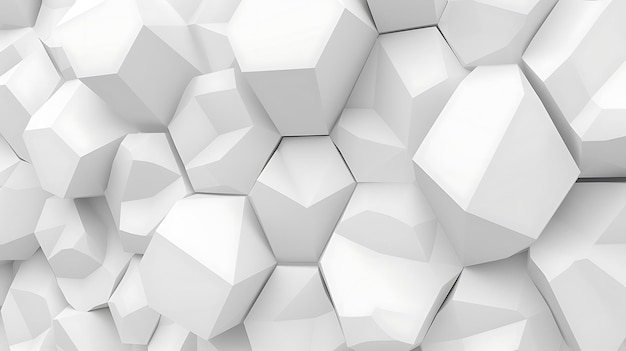 Abstract white minimal background design with geometric shapes