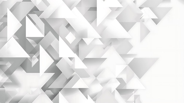 Abstract white minimal background design with geometric shapes