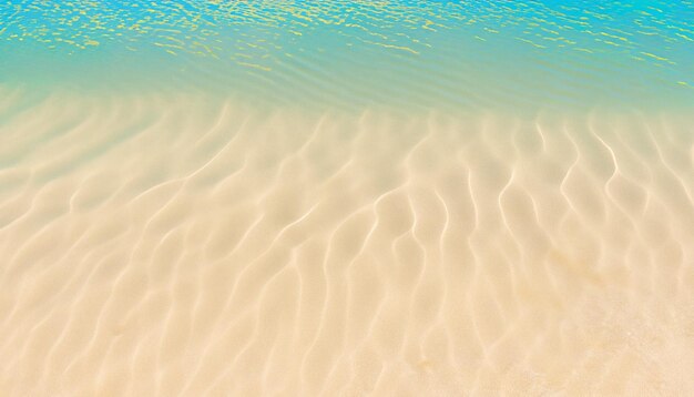 Photo abstract white sand beach background sun lights on water surface beautiful abstract background