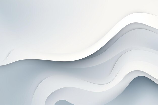 Photo abstract white shapes background