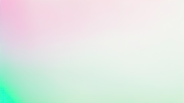Абстрактный белый зелено-зеленый и розовый зернистый градиентный фон