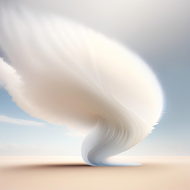 Foto tornado bianco astratto
