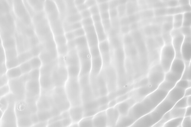 Abstract bianco trasparente ombra d'acqua struttura superficiale sfondo ondulato naturale