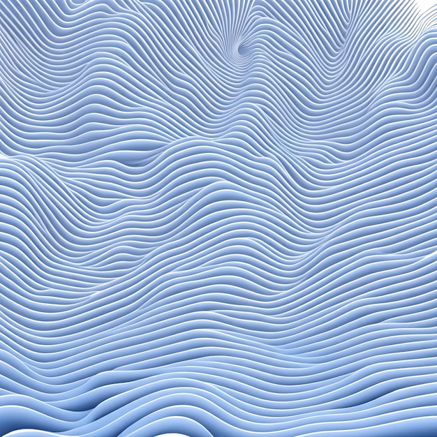 Abstract white wave background 3d illustration