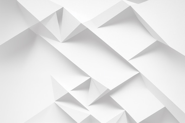 Abstract white wave background. Minimal white graphic wallpaper. 2D Illustration.