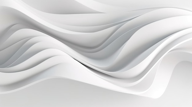 abstract white wave background minimal