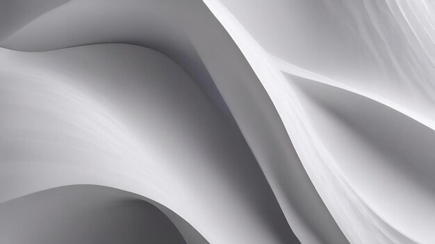 Abstract white wave background minimal