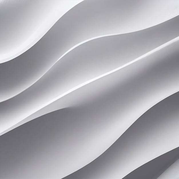 Abstract white wave background white graphic line wallpaper created with generative ai technology